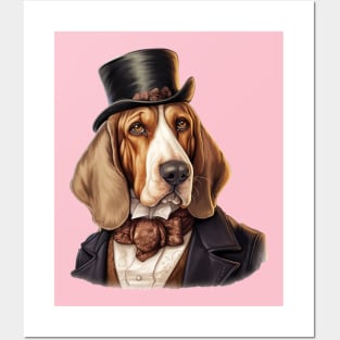 Sir Basset Hound Posters and Art